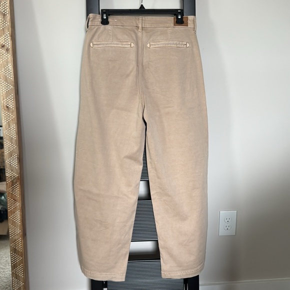 AE Women's Super hi rise baggy Wide Leg Short Length Pants - Picture 2 of 7